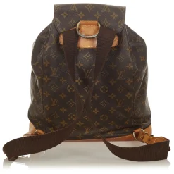 Louis Vuitton Vintage - Monogram Montsouris GM - Brown - Canvas and Vachetta Leather Backpack - Luxury High Quality - Avvenice
