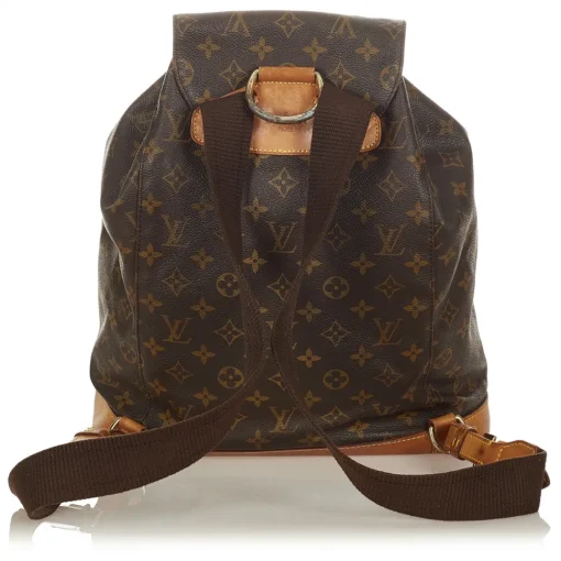 Louis Vuitton Vintage - Monogram Montsouris GM - Brown - Canvas and Vachetta Leather Backpack - Luxury High Quality - Avvenice