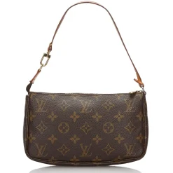 Louis Vuitton Vintage - Monogram Pochette Accessoires Bag - Brown - Leather Handbag - Luxury High Quality - Avvenice^ Vintage Bags