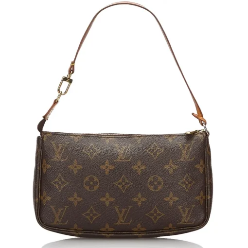 Louis Vuitton Vintage - Monogram Pochette Accessoires Bag - Brown - Leather Handbag - Luxury High Quality - Avvenice^ Vintage Bags