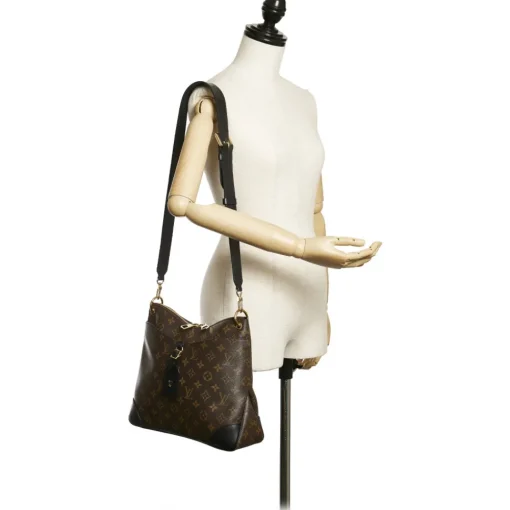 Louis Vuitton Vintage - Monogram Odeon NM MM - Brown Black - Leather Handbag - Luxury High Quality - Avvenice^ Vintage Bags