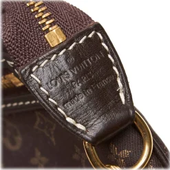 Louis Vuitton Vintage - Monogram Mini Lin Pochette Bag - Black - Monogram Leather Handbag - Luxury High Quality - Avvenice^ Vintage Bags