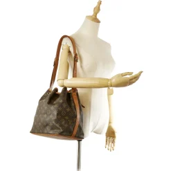 Louis Vuitton Vintage - Monogram Petit Noe - Brown - Monogram Canvas and Vanchetta Leather Bucket Bag - Luxury High Quality - Avvenice^ Vintage Bags