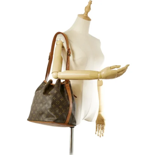 Louis Vuitton Vintage - Monogram Petit Noe - Brown - Monogram Canvas and Vanchetta Leather Bucket Bag - Luxury High Quality - Avvenice^ Vintage Bags