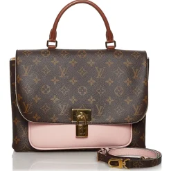 Louis Vuitton Vintage - Monogram Marignan - Brown Pink - Leather Handbag - Luxury High Quality - Avvenice^ Vintage Bags