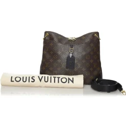 Louis Vuitton Vintage - Monogram Odeon NM MM - Brown Black - Leather Handbag - Luxury High Quality - Avvenice^ Vintage Bags