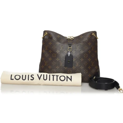 Louis Vuitton Vintage - Monogram Odeon NM MM - Brown Black - Leather Handbag - Luxury High Quality - Avvenice^ Vintage Bags
