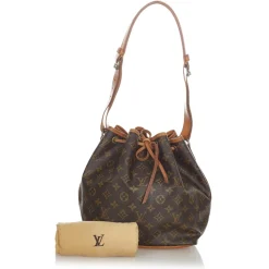 Louis Vuitton Vintage - Monogram Petit Noe - Brown - Monogram Canvas and Vanchetta Leather Bucket Bag - Luxury High Quality - Avvenice^ Vintage Bags