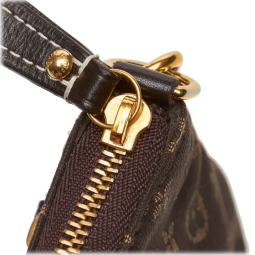 Louis Vuitton Vintage - Monogram Mini Lin Pochette Bag - Black - Monogram Leather Handbag - Luxury High Quality - Avvenice^ Vintage Bags