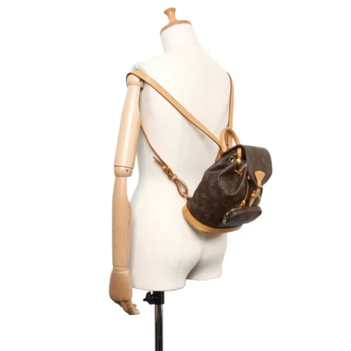 Louis Vuitton Vintage - Monogram Mini Montsouris Backpack - Brown - Canvas and Leather Backpack - Luxury High Quality - Avvenice^ Vintage Backpacks | Vintage Bags