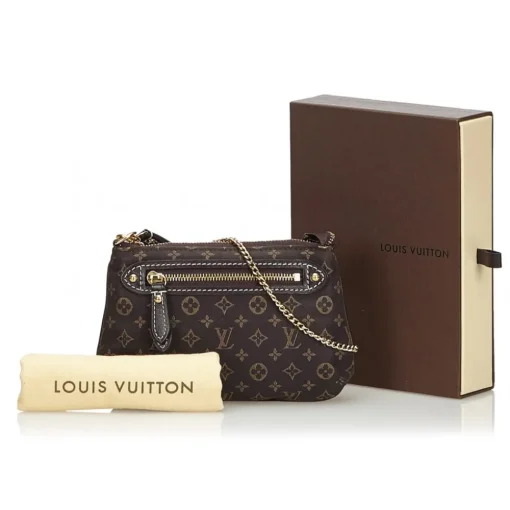 Louis Vuitton Vintage - Monogram Mini Lin Pochette Bag - Black - Monogram Leather Handbag - Luxury High Quality - Avvenice^ Vintage Bags
