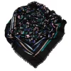 Louis Vuitton Vintage - Splash Scarf - Black - Silk and Wool Scarf - Luxury High Quality - Avvenice^ Vintage Scarves