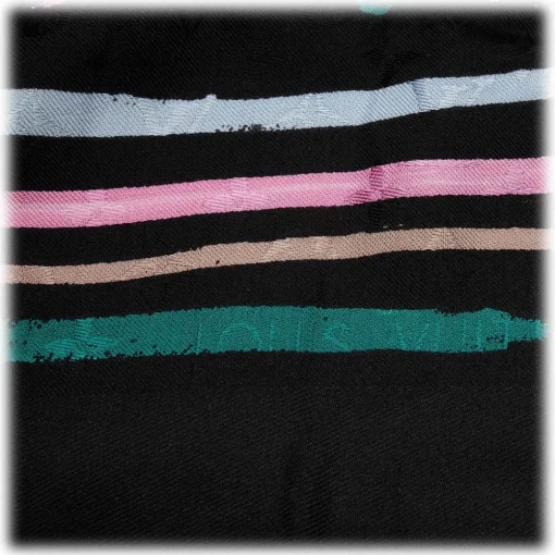 Louis Vuitton Vintage - Splash Scarf - Black - Silk and Wool Scarf - Luxury High Quality - Avvenice^ Vintage Scarves
