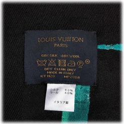 Louis Vuitton Vintage - Splash Scarf - Black - Silk and Wool Scarf - Luxury High Quality - Avvenice^ Vintage Scarves