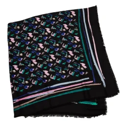 Louis Vuitton Vintage - Splash Scarf - Black - Silk and Wool Scarf - Luxury High Quality - Avvenice^ Vintage Scarves