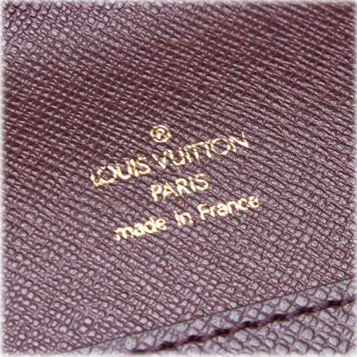 Louis Vuitton Vintage - Taiga Document Case Clutch Bag - Red Burgundy - Taiga Leather Pochette - Luxury High Quality - Avvenice^ Vintage Bags