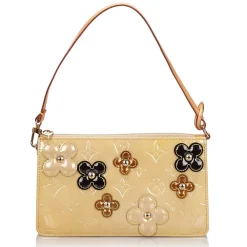 Louis Vuitton Vintage - Vernis Lexington Fleurs Pochette - Beige - Vernis Leather Handbag - Luxury High Quality - Avvenice^ Vintage Bags