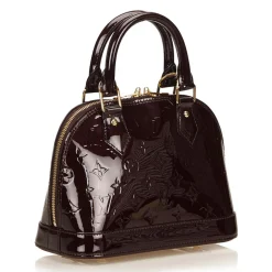 Louis Vuitton Vintage - Vernis Alma BB Handbag Bag - Black - Vernis Leather Handbag - Luxury High Quality - Avvenice^ Vintage Bags