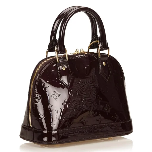 Louis Vuitton Vintage - Vernis Alma BB Handbag Bag - Black - Vernis Leather Handbag - Luxury High Quality - Avvenice^ Vintage Bags