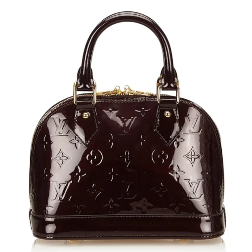 Louis Vuitton Vintage - Vernis Alma BB Handbag Bag - Black - Vernis Leather Handbag - Luxury High Quality - Avvenice^ Vintage Bags