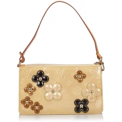 Louis Vuitton Vintage - Vernis Lexington Fleurs Pochette - Beige - Vernis Leather Handbag - Luxury High Quality - Avvenice^ Vintage Bags