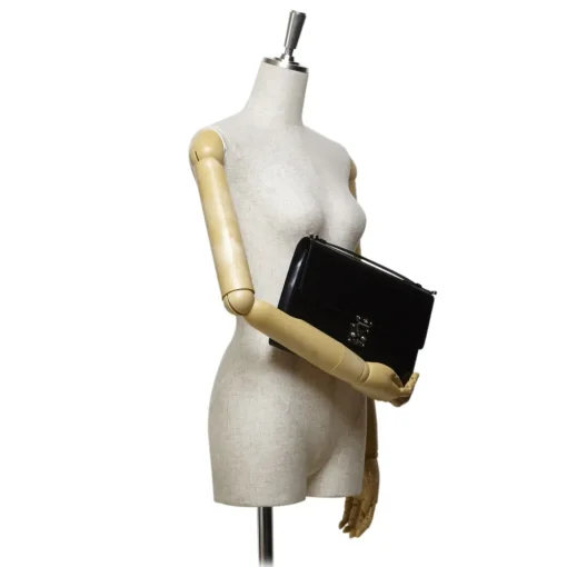 Louis Vuitton Vintage - Vernis Anouchka MM Bag - Black - Vernis Leather Handbag - Luxury High Quality - Avvenice^ Vintage Bags