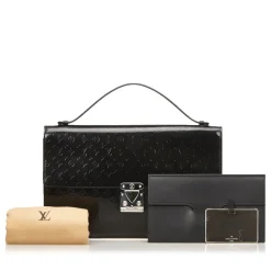 Louis Vuitton Vintage - Vernis Anouchka MM Bag - Black - Vernis Leather Handbag - Luxury High Quality - Avvenice^ Vintage Bags