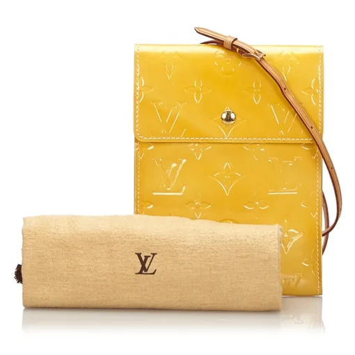 Louis Vuitton Vintage - Vernis Kenmare Bag - Yellow - Vernis  Leather and Vachetta Leather Handbag - Luxury High Quality - Avvenice^ Vintage Bags