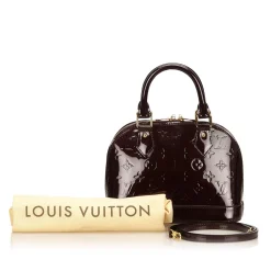 Louis Vuitton Vintage - Vernis Alma BB Handbag Bag - Black - Vernis Leather Handbag - Luxury High Quality - Avvenice^ Vintage Bags
