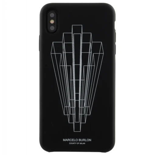 Marcelo Burlon - Black Logo Third Dimension RSD Cover - iPhone 11 Pro Max - Apple - County of Milan - Printed Case - Avvenice
