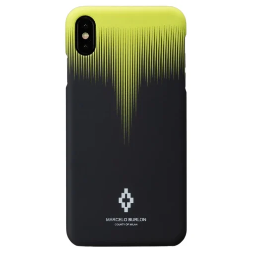 Marcelo Burlon - Sharp Fall Wings Yellow Cover - iPhone XS Max - Apple - County of Milan - Printed Case - Avvenice^ Case