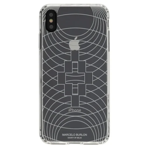 Marcelo Burlon - Transparent Cover - iPhone 11 Pro Max - Apple - County of Milan - Printed Case - Avvenice^ Case