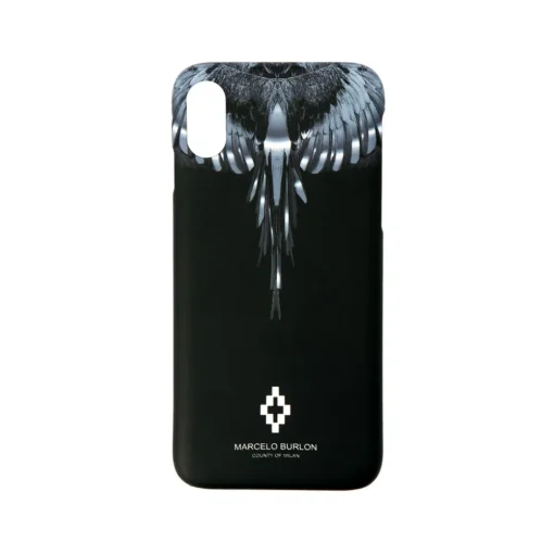 Marcelo Burlon - Wings Silver Cover - iPhone XS Max - Apple - County of Milan - Printed Case - Avvenice^ Case