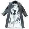 Margaux Avila - Coat - Grey Black Ecru - Jacket - Made in Italy - Luxury Exclusive Collection - Avvenice^ Jackets