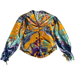 Margaux Avila - Sleeve Shirt - Mango - Shirt - Made in Italy - Luxury Exclusive Collection - Avvenice^ Shirts