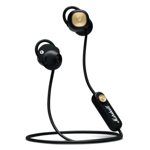 Marshall - Minor II - Brown - Bluetooth Wireless Headphones - Iconic Classic Premium High Quality Headphones - Avvenice