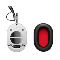 Master & Dynamic Master & Dynamic - MH40 - Limited Edition - Leica Camera AG - 0.95 - Silver Metal / Black Leather - Premium Over-Ear Headphones - Avvenice
