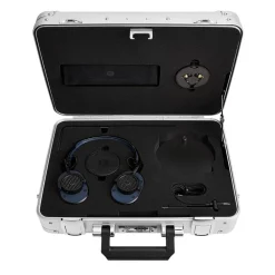 Master & Dynamic Master & Dynamic - MH40 - Zero Halliburton Kit - Black Metal / Navy Leather - Premium High Quality Over-Ear Headphones - Avvenice