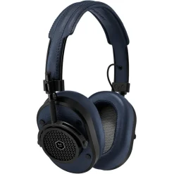 Master & Dynamic Master & Dynamic - MH40 - Zero Halliburton Kit - Black Metal / Navy Leather - Premium High Quality Over-Ear Headphones - Avvenice