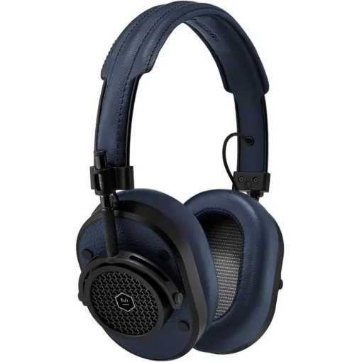 Master & Dynamic Master & Dynamic - MH40 - Zero Halliburton Kit - Black Metal / Navy Leather - Premium High Quality Over-Ear Headphones - Avvenice