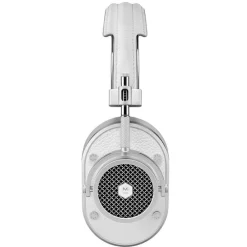 Master & Dynamic Master & Dynamic - MH40 - Zero Halliburton Kit - Silver Metal / White Leather - Premium High Quality Over-Ear Headphones - Avvenice