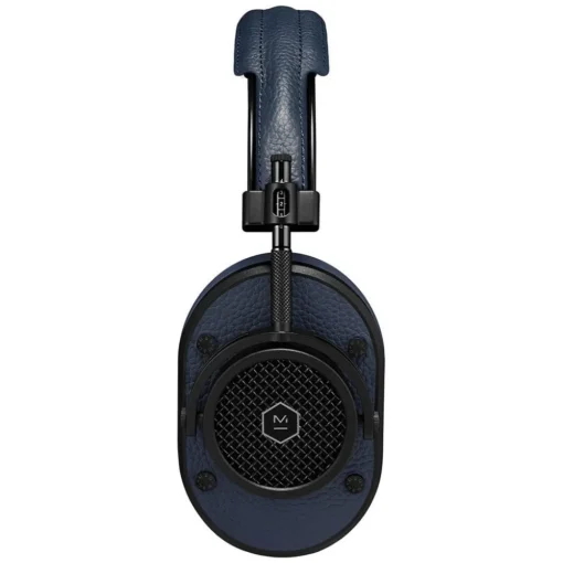 Master & Dynamic Master & Dynamic - MH40 - Zero Halliburton Kit - Black Metal / Navy Leather - Premium High Quality Over-Ear Headphones - Avvenice
