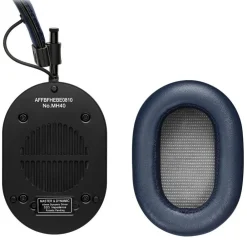 Master & Dynamic Master & Dynamic - MH40 - Zero Halliburton Kit - Black Metal / Navy Leather - Premium High Quality Over-Ear Headphones - Avvenice