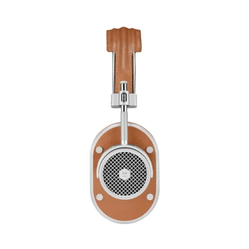 Master & Dynamic Master & Dynamic - MH40 Wireless - Silver Metal / Brown Canvas - Premium High Quality and Performance Over-Ear Headphones - Avvenice^ Audio | Audio