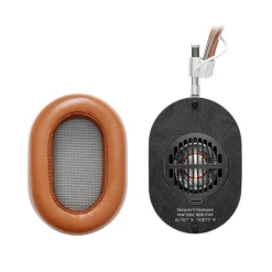 Master & Dynamic Master & Dynamic - MH40 Wireless - Silver Metal / Brown Canvas - Premium High Quality and Performance Over-Ear Headphones - Avvenice^ Audio | Audio