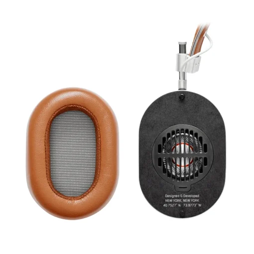 Master & Dynamic Master & Dynamic - MH40 Wireless - Silver Metal / Brown Canvas - Premium High Quality and Performance Over-Ear Headphones - Avvenice^ Audio | Audio