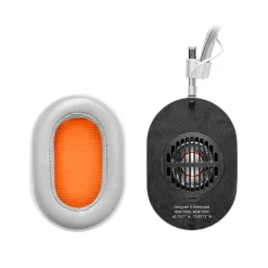 Master & Dynamic Master & Dynamic - MH40 Wireless - Silver Metal / Silver Canvas - Premium High Quality and Performance Over-Ear Headphones - Avvenice