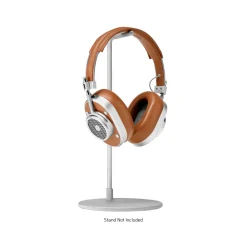 Master & Dynamic Master & Dynamic - MH40 Wireless - Silver Metal / Brown Canvas - Premium High Quality and Performance Over-Ear Headphones - Avvenice^ Audio | Audio