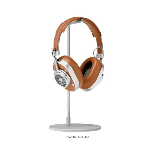 Master & Dynamic Master & Dynamic - MH40 Wireless - Silver Metal / Brown Canvas - Premium High Quality and Performance Over-Ear Headphones - Avvenice^ Audio | Audio
