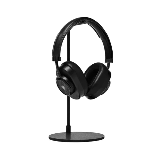 Master & Dynamic Master & Dynamic - MW65 - Black Metal / Black Leather - Active Noise-Cancelling Wireless Headphones - Premium Quality - Avvenice